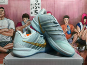 Nike Kobe 8 Basketball Shoes Blue Gold