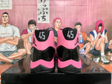 Jordan Snake Year Pink and Black High-Top Sneakers