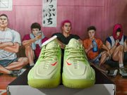 Nike GT basketball shoes in lime green