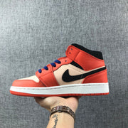 Jordan Air Jordan 1 Mid GS Orange Pink Sneakers