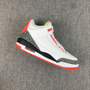 Jordan 3 White Red Yellow Black Sneakers