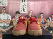 Reebok Question Low Sneakers Red and Gold