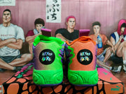 PUMA Basketball Sneakers in Purple, Green and Orange