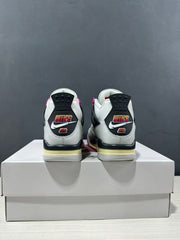 Jordan Air Jordan 4 Retro Comic White Black Pink Sneakers JA1135-100