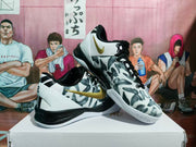 Nike GIGI 2 Basketball Sneakers White Black Gold
