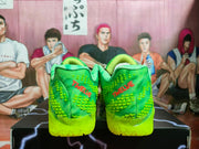 Nike Halloween Basketball Shoes in Green and Volt
