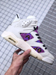 Jordan Air Jordan 6 Quai 54 Sneakers White Purple