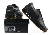 Nike Air Max 90 Black Grey Gum Sole Sneakers
