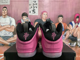 Nike Air Foamposite One Pink and Black Basketball Shoes