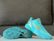 Nike Kobe 6 Sneakers Statue of Liberty Turquoise Gold