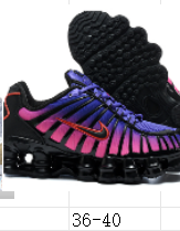 Nike Shox TL Black and Pink Sneakers