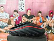 Adidas Black and Red Slip-On Clogs