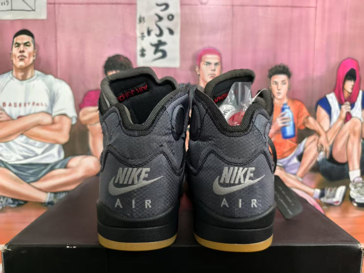 Jordan 5 High-Top Sneakers Grey Black