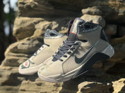 Nike HD2008 High-Top Basketball Sneakers Gray Black