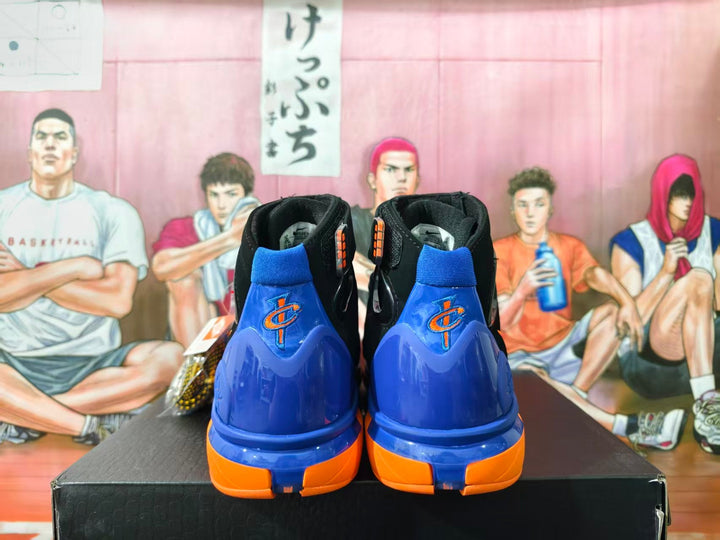 Nike Air Huarache 2K4 Basketball Shoes Blue and Orange