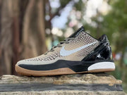 Nike Kobe 6 Basketball Sneakers Black Beige Gum