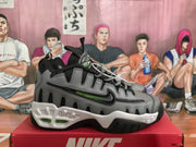 Nike Air More Uptempo Sneakers Grey Black Green