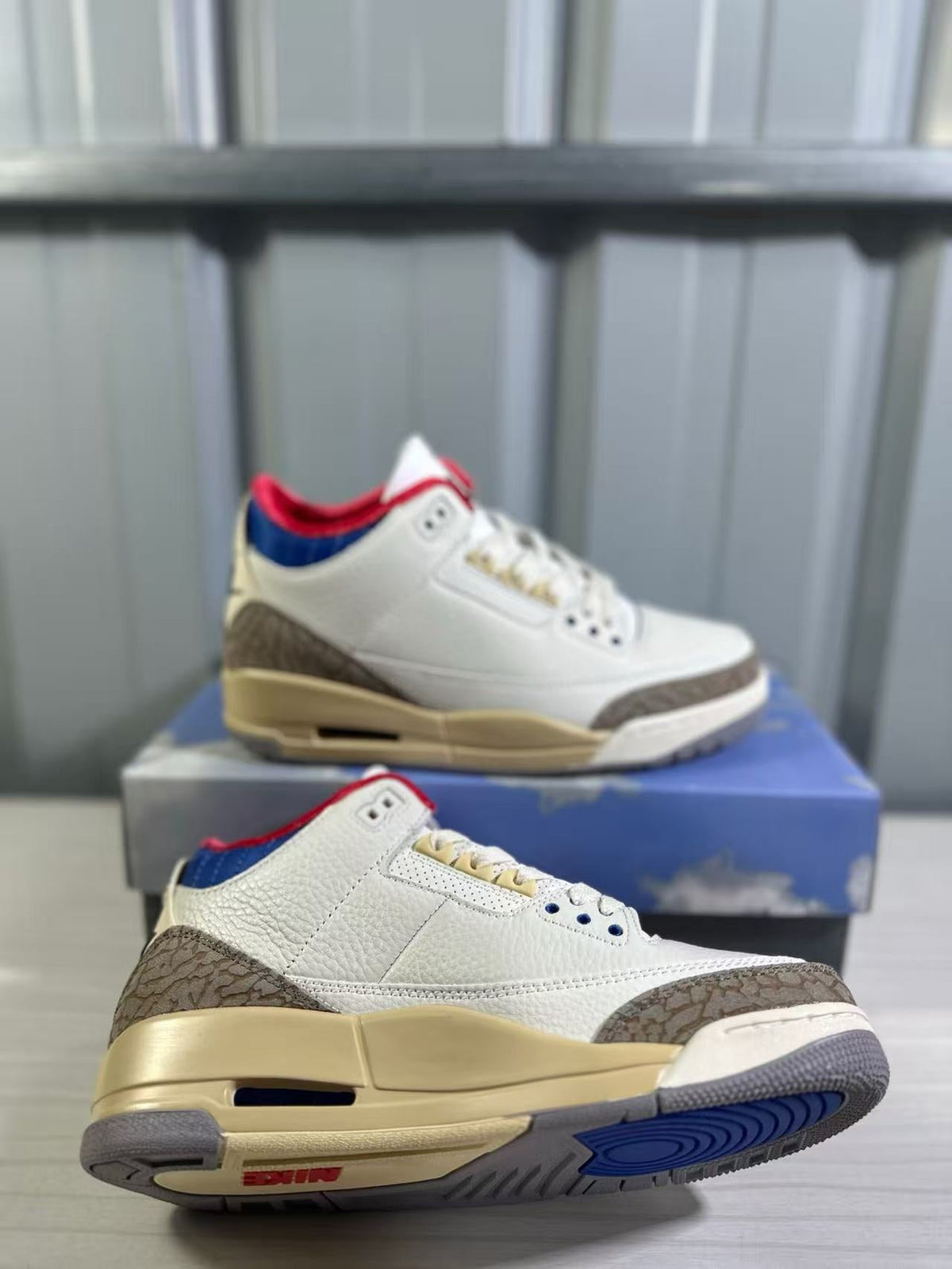 Jordan Air Jordan 3 Retro Seoul White Blue Red IB1482-100