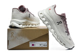 On Cloudmonster 3 Running Shoes in White and Mauve