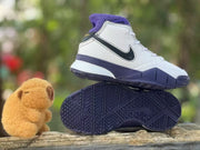 Nike Kobe 1 Kids' High-Top Sneakers White and Purple