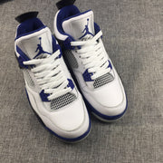 Jordan Air Jordan 4 White Black Blue Sneakers