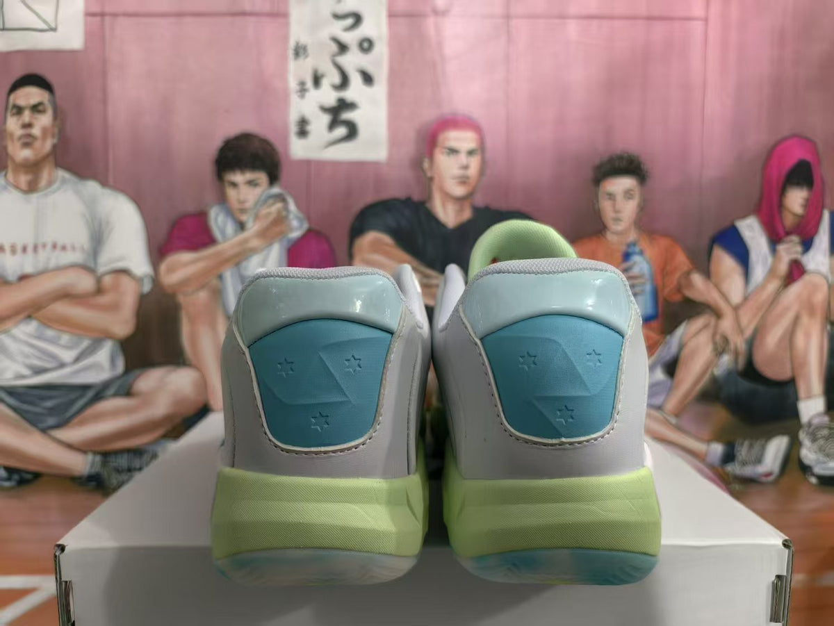 Jordan Basketball Sneakers Gray Blue Green