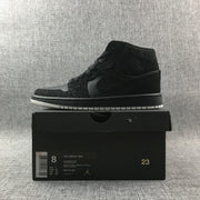 Jordan Air Jordan 1 Mid Black White 554724-001 Sneakers