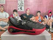 Curry Basketball Sneakers Black Red Snake Year Design