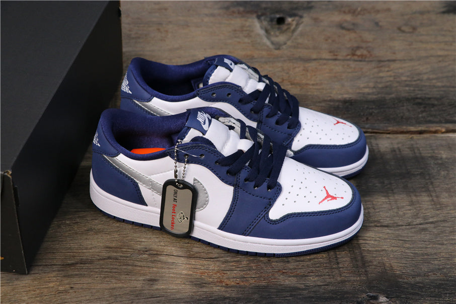 Nike SB x Air Jordan 1 Low White Navy CJ7891-400 Sneakers