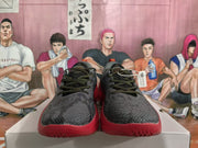 Year of the Snake Black and Red Basketball Sneakers