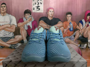 Nike Blue Basketball Sneakers with Textured Upper