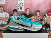 Nike GT Basketball Sneakers Turquoise White Navy