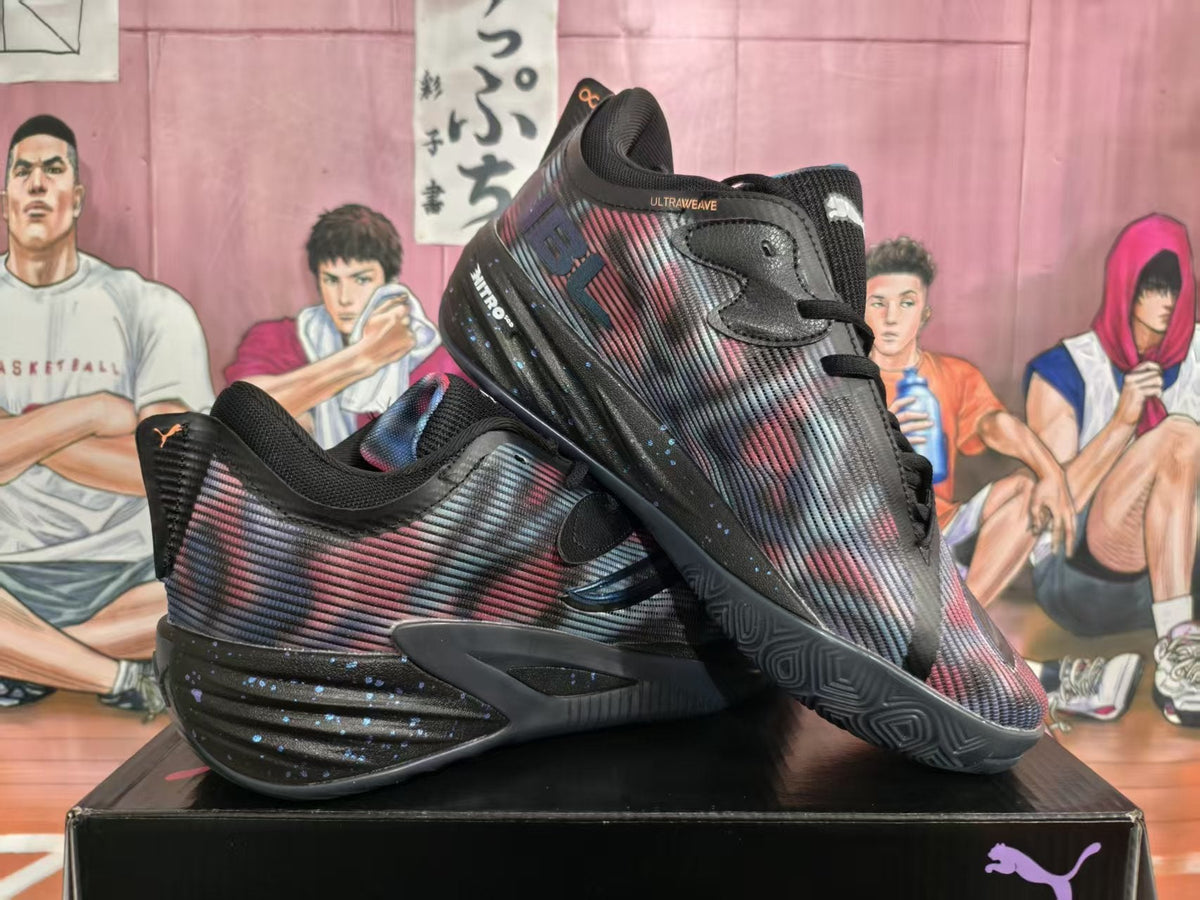 Puma Black Iridescent Sneakers