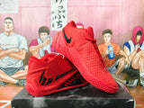 Nike Red Basketball Shoes with Black Swoosh