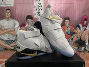 Nike Basketball Sneakers Black White Gold