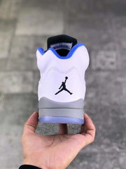 Jordan Air Jordan 5 Stealth 2.0 Sneakers White Blue 440888-140