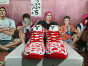 Nike Basketball Sneakers Red and White