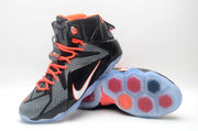 Nike High-Top Basketball Sneakers Black Orange 1412