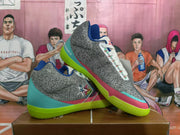 Converse Floral Print Basketball Sneakers Grey Multicolor
