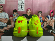 Nike GT Cut 3 Basketball Shoes, Neon Green and Red