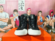 Nike Black and White High-Top Wrestling Sneakers