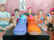 Nike Kobe Basketball Sneakers Ice Blue and Orange