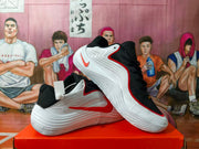 Nike Basketball Shoes White Black Red