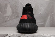 Yeezy 350 V2 SPLV-350 Black and Red Sneakers