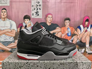 Jordan Air Jordan 4 Black Red Sneakers
