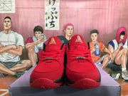 Nike Basketball Sneakers Red and Black
