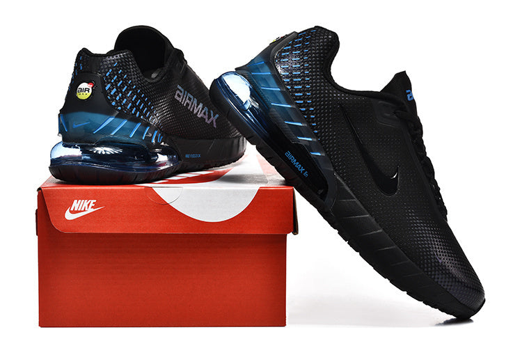 Nike Air Max 270 Black and Blue Sneakers