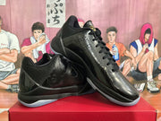 Black Snake Low-Top Sneakers