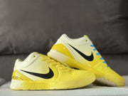 Nike Kobe 4 Basketball Sneakers Yellow and Black