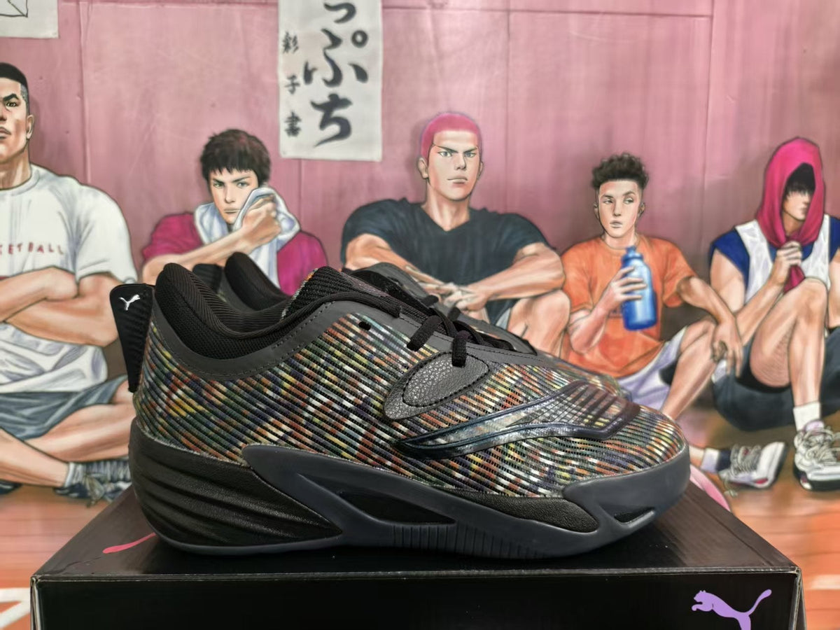Puma Basketball Shoes in Multicolor Camo